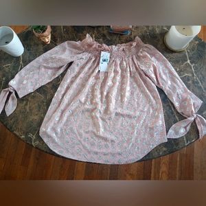 Michael Kors off the shoulder top